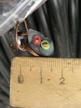 На фотографии двухжильный кабель ВВГ для электропроводки с сечением 1,5 квадратных мм
