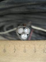 Фотография силового алюминиевого кабеля АВВГ 3х16