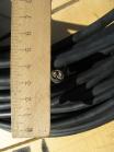 Фотография сечения кабеля гибкого двухжильного КГ 2х1.5 в изоляции и оболочке из резины