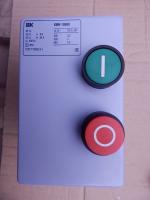 Фотография электромагнитного контактора с тепловым реле с кнопками в корпусе марки КМИ 10960 выпуска ИЭК