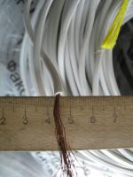 Фотография теплостойкого провода ПВКВ 1,5 с медной многопроволочной жилой
