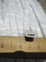 Фотография трёхжильного медного гибкого плоского кабеля ШВВП 3х1 для бытового и промышленного применения выпуска завода Южкабель