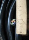 Фотография силового негорючего стационарного кабеля ВВГнг 5х6 для групповой и одиночной прокладки производства завода Южкабель