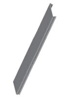 Изображение стальной оцинкованной крышки кабельного лотка шириной 100 мм выпуска Билмакс