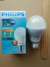 Фотография светодиодной (LED) лампы мощностью 12 Вт с цоколем Е27 изготовления Philips
