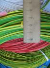Фотография силового гибкого одножильного медного провода ПВ3нг-LS 2.5 в негорючей малодымной ПВХ изоляции разного цвета
