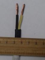 Фотография двухжильного гибкого контрольного негорючего кабеля КГВВнг 2х1,5 для фиксированного монтажа