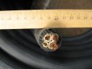 Фотография сечениягибкого кабеля марки КГ 3х25+1х10 в резиновой изоляции и оболочке