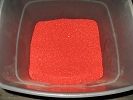 Фотография пигментного красителя для получения красного цвета