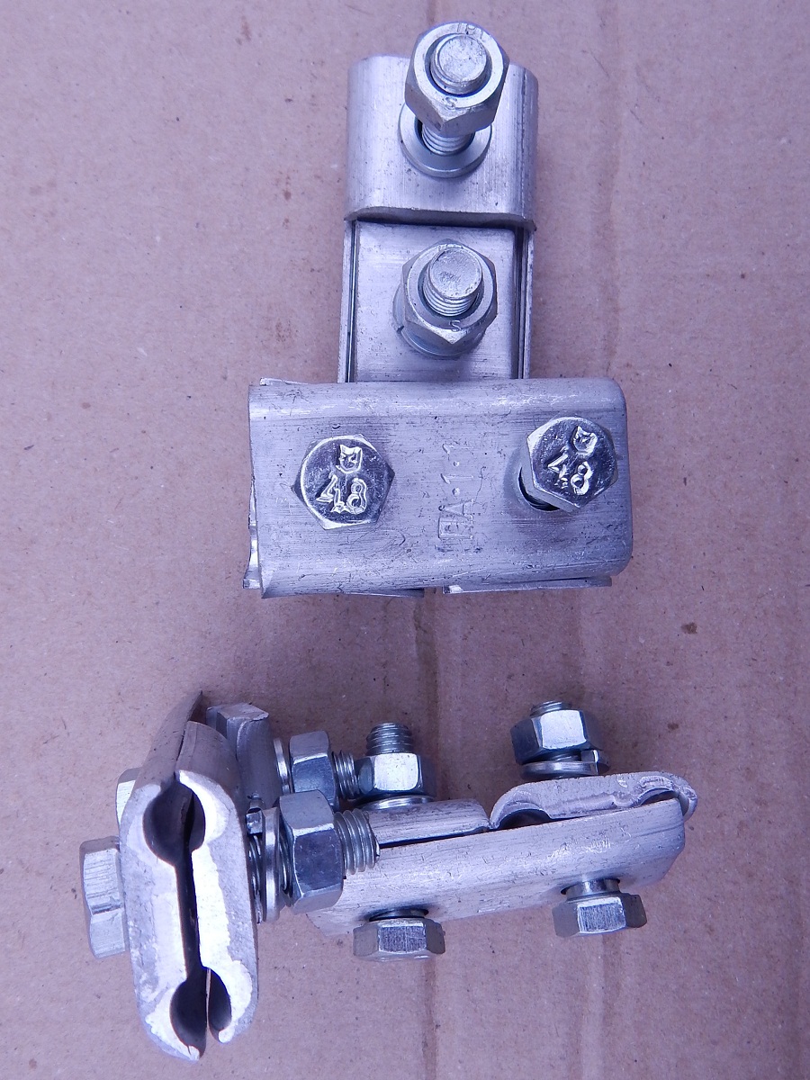 ПА 1-1 зажим плашечный для соединения медных, стальних и алюминиевых .