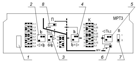 Настройки блока управления полупроводниковым расцепителем селективного выключателя А3794С выпуска завода Контактор