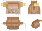 Размеры проходного трансформатора ТПЛ 10 с тремя вторичными обмотками